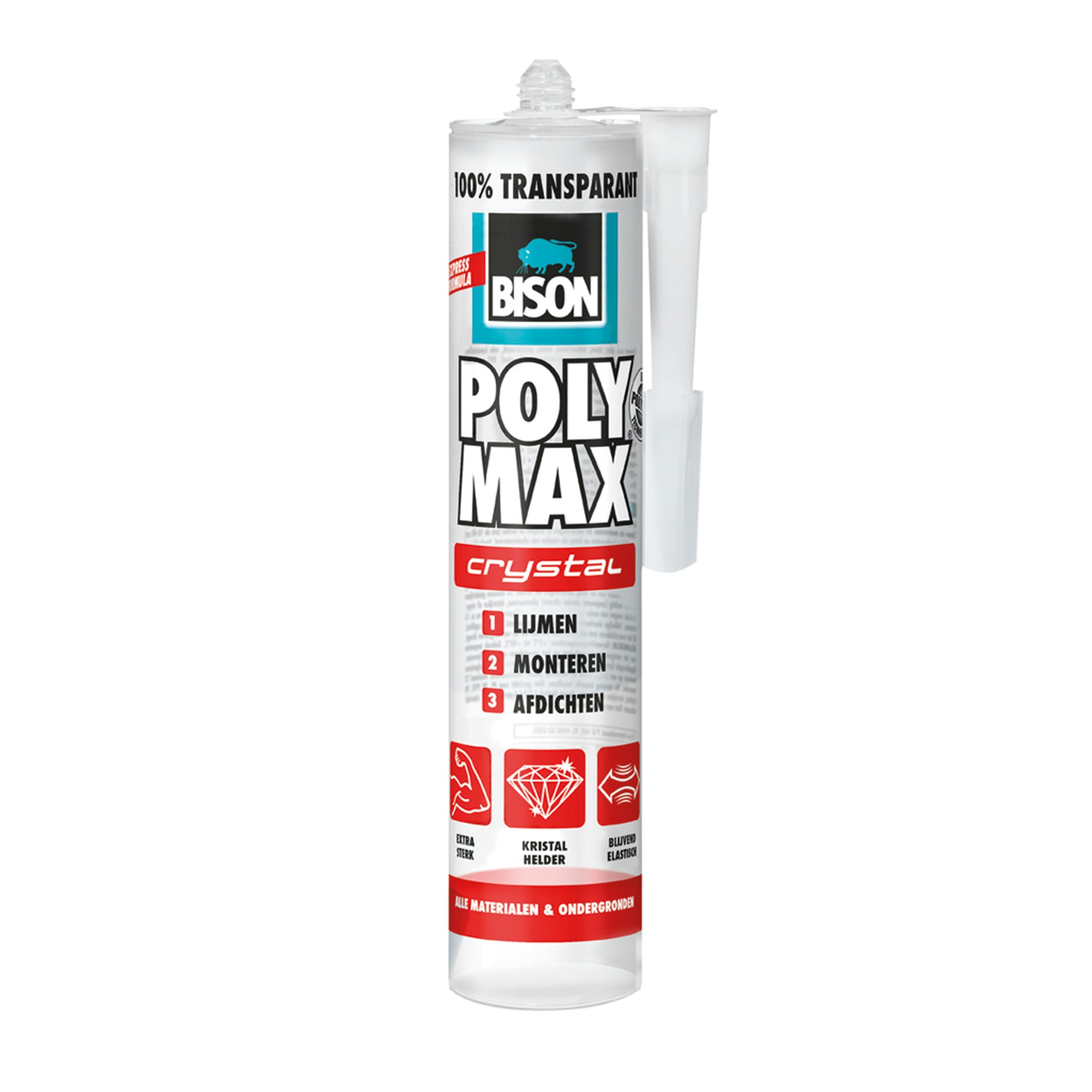 Bison Poly Max Crystal Express Koker 300 bison kopen in de aanbieding