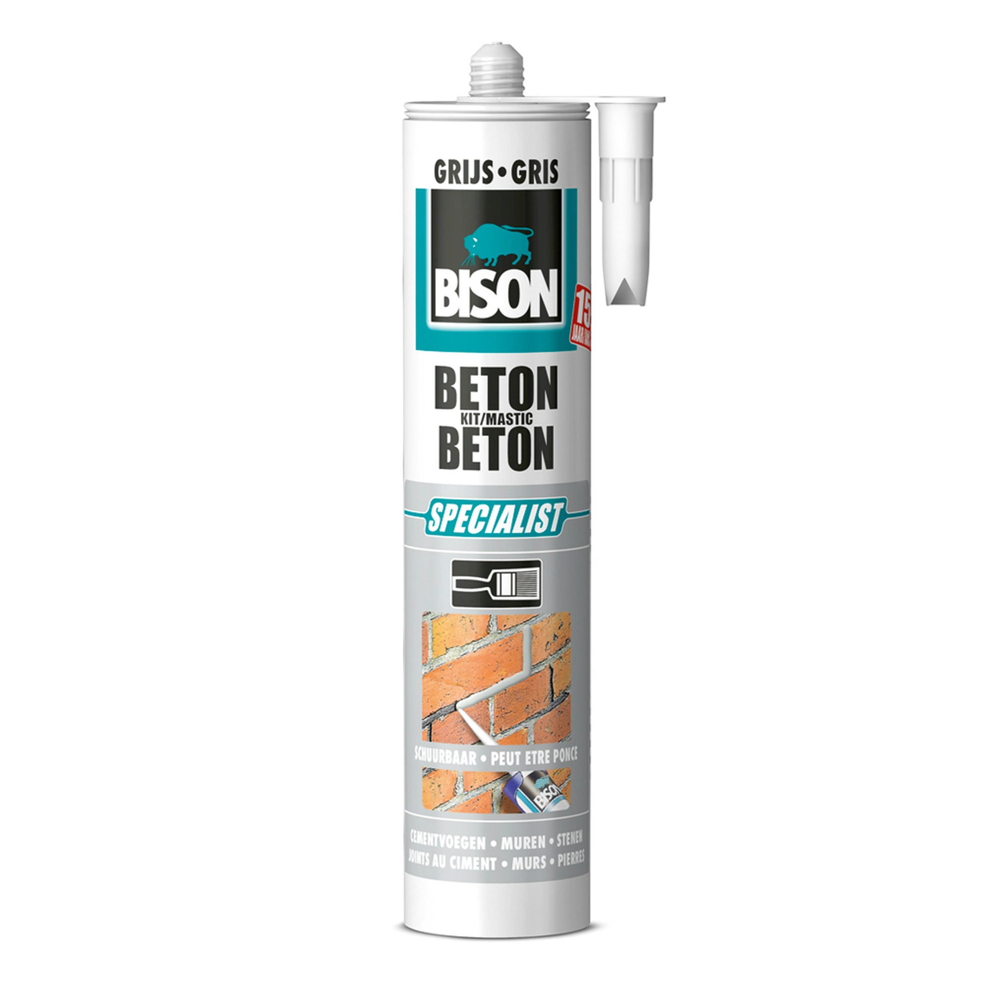 Bison Beton Kit Grijs Koker 310 Ml bison kopen in de aanbieding