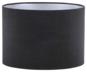 Lampenkap Velours Ø30x21 zwart