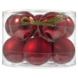 Kerstballenmix glas rood 10 stuks