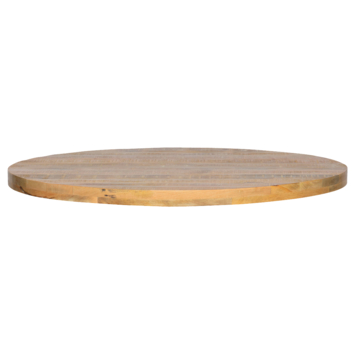 familie Maestro Fascineren WOOOD Tablo Tafelblad mangohout rond 120 cm kopen? eettafels | Karwei