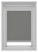 KARWEI dakraam rolgordijn verduisterend grijs (kleurnr. 7004) t.b.v. VELUX® dakraam CK02
