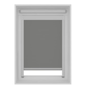 KARWEI dakraam rolgordijn verduisterend grijs (kleurnr. 7004) t.b.v. VELUX® dakraam UK08
