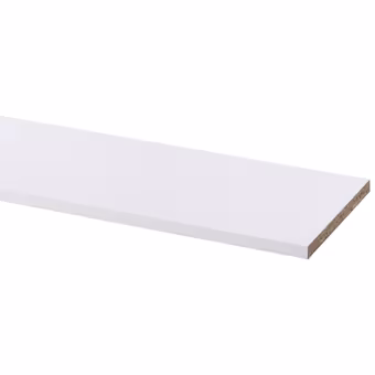 Meubelpaneel wit 305x20 cm dikte 18 mm