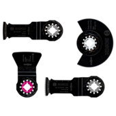 Bosch Starlock multitool accessoires - vloer- en installatieset voor hout / metaal- 4-delig