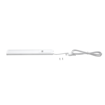 Slimme LED-onderkastverlichting SIRIS wit mat met voedingseenheid en WLAN-controller, plat, smart home, geschikt voor Alexa 30cm elk, 370lm, wit
