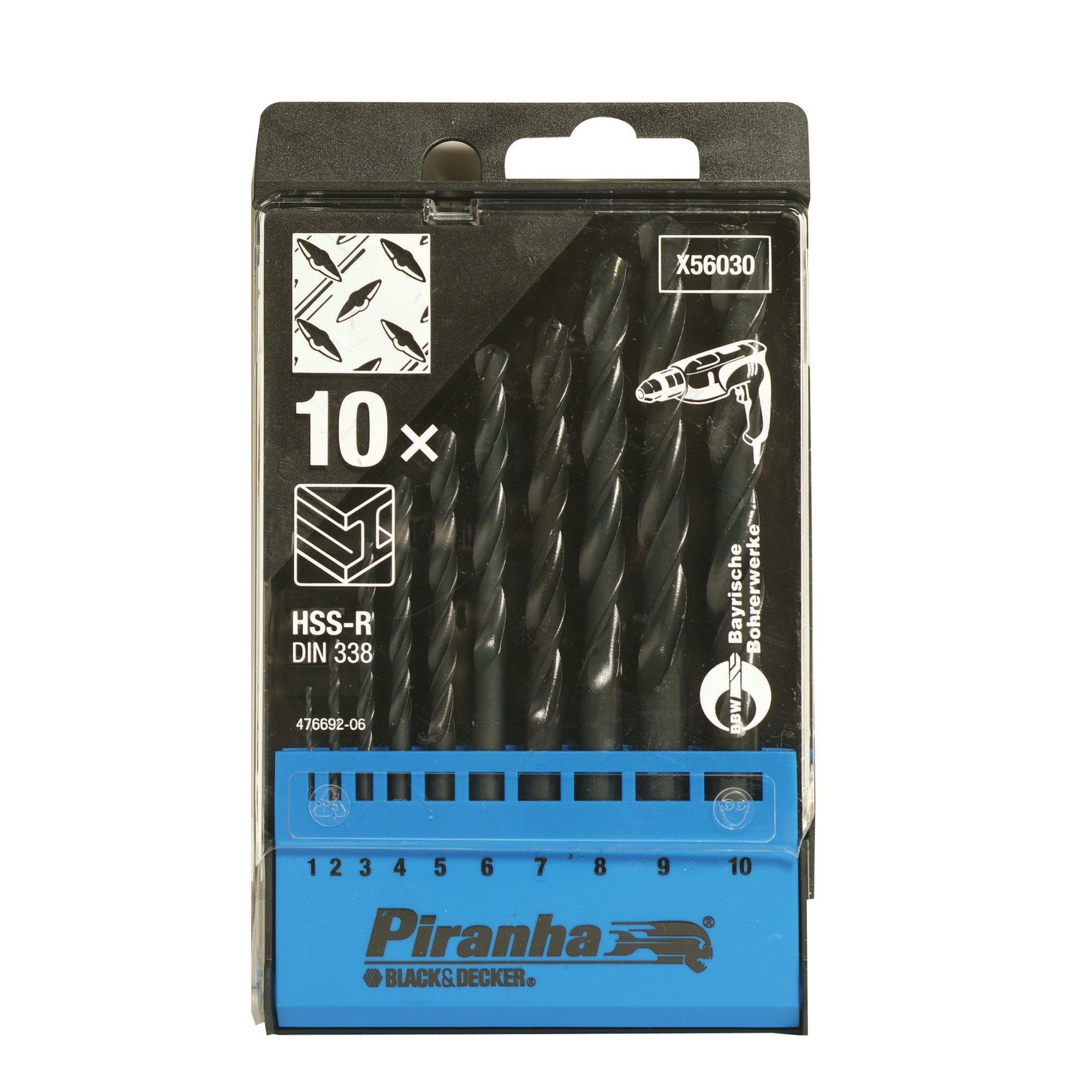 Piranha Metaalborenset X56030 Qz Hss R 10 Delig piranha kopen in de aanbieding