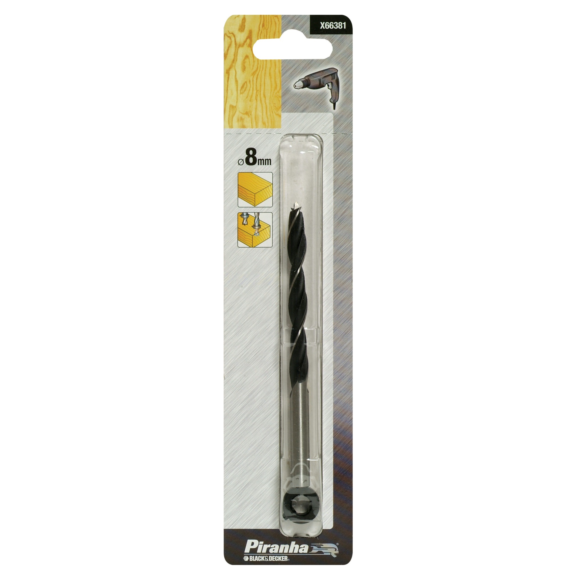 Piranha Boor X66381 Qz 8 Mm Met Dieptestop piranha kopen in de aanbieding