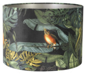 Lampenkap velours jungle Ø30x21cm