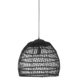 Hanglamp Lavani rotan zwart Ø46 cm