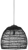 Hanglamp Lavani rotan zwart Ø46 cm