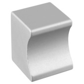 Knop Vierkant aluminium 19mm