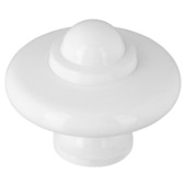 Knop Lydia wit 42 mm