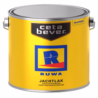 Ruwa jachtlak hoogglans kleurloos 2,5 l