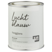 Karwei binnenlak hoogglans lucht blauw 750 ml