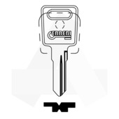 Sleutel 7501000849 profiel normaal dubbel