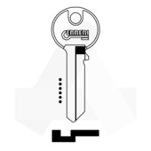Sleutel 7501001458 profiel normaal enkel