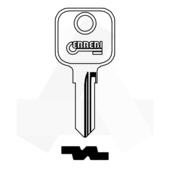 Sleutel 7501000801 profiel normaal dubbel