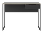 Bureau Loek hout zwart