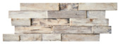 Teak wandbekleding gun smoked (ca. 0,5 m²)