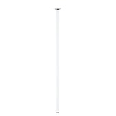 Duraline tafelpoot vierkant chroom 25x25 mm 75 cm