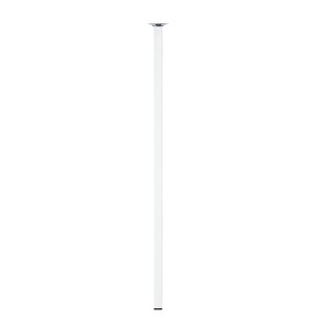 Duraline tafelpoot vierkant chroom 25x25 mm 75 cm