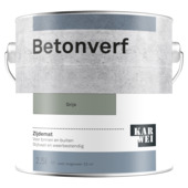 Karwei betonverf zijdemat grijs 2,5 liter