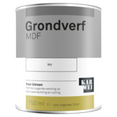 Karwei grondverf mdf wit 750 ml