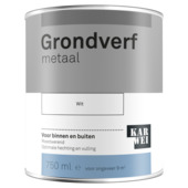 Karwei grondverf metaal wit 750 ml