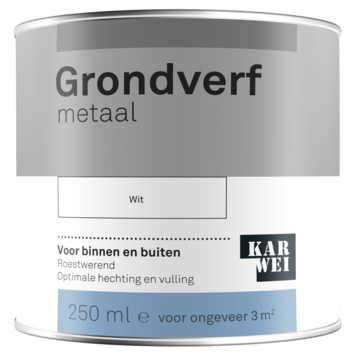 samenvoegen bouwer draai Karwei grondverf metaal wit 250 ml kopen? grondverf | Karwei