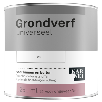 krater vasthouden Baars Karwei grondverf universeel wit 250 ml kopen? metaallak | Karwei