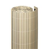 Balkonscherm PVC lichtgrijs ca. 180 x 300 cm