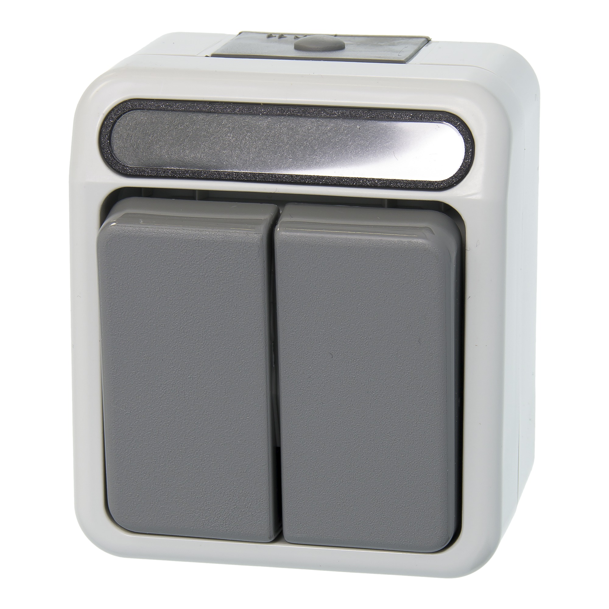 Schneider Electric Merten Contura Opbouw Serieschakelaar Spatwaterdicht Grijs merten kopen in de aanbieding