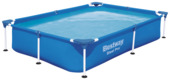 Bestway zwembad Steel Pro rechthoek blauw 221 x 150 x 43 cm