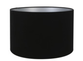 Lampenkap velours zwart Ø40x25cm