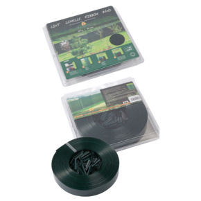Giardino lint met clips RAL 6005 groen 50 mm
