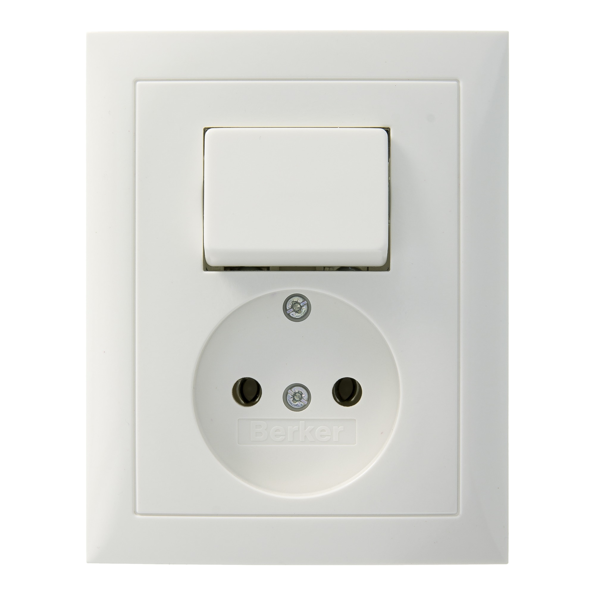 Berker S1 Stopcontact Met Wisselschakelaar Wit berker kopen in de aanbieding