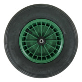 Luchtwiel groen t.b.v. kruiwagen