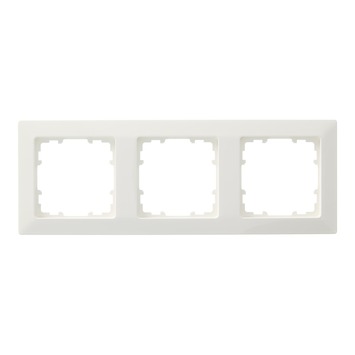 Siemens Delta line afdekraam 3-voudig wit