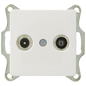 Siemens Delta i-system stopcontact coax wit
