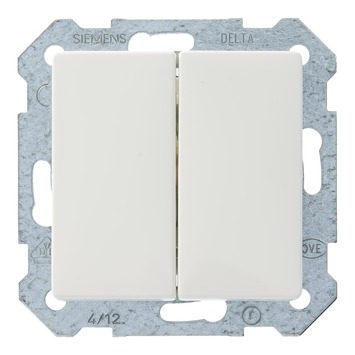 Siemens Delta i-system serieschakelaar wit