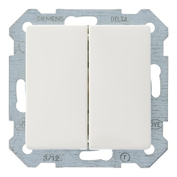 Siemens Delta i-system wissel-wisselschakelaar wit