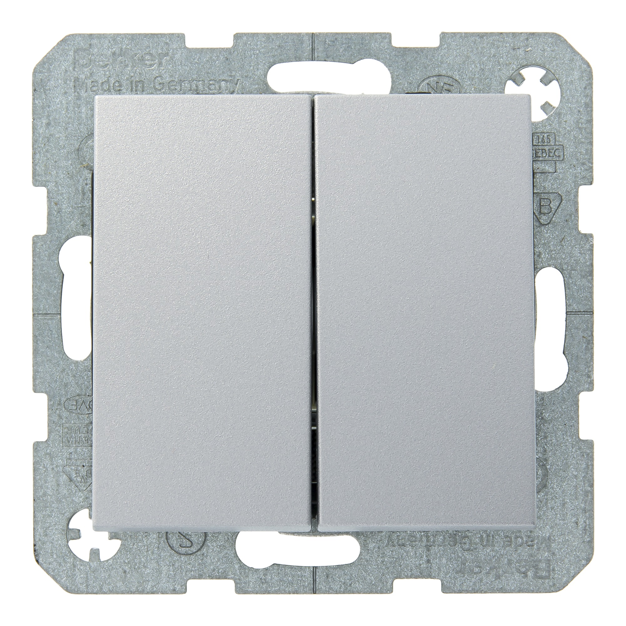 Berker B7 Serieschakelaar Aluminium berker kopen in de aanbieding