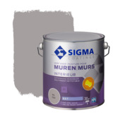 Karwei Sigma muurverf reinigbaar mat RAL 7032 25 liter aanbieding