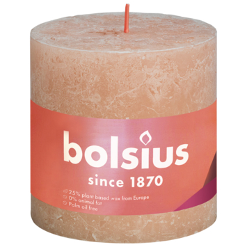 Rustiek Stompkaars 100/100 Misty Pink