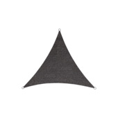 Handson schaduwdoek driehoek antraciet waterafstotend 3,6 m