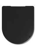 Cedo Tropea Beach wc bril zwart softclose D-vorm thermoplast