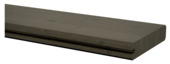 Afdekprofielplank grenenhout antraciet ca. 180 x 14,5 x 2,8 cm