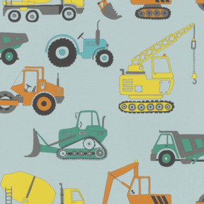 Claas vliesbehang autos blauw (dessin 553260)