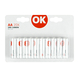 OK Batterij Zinc AA 20 stuks